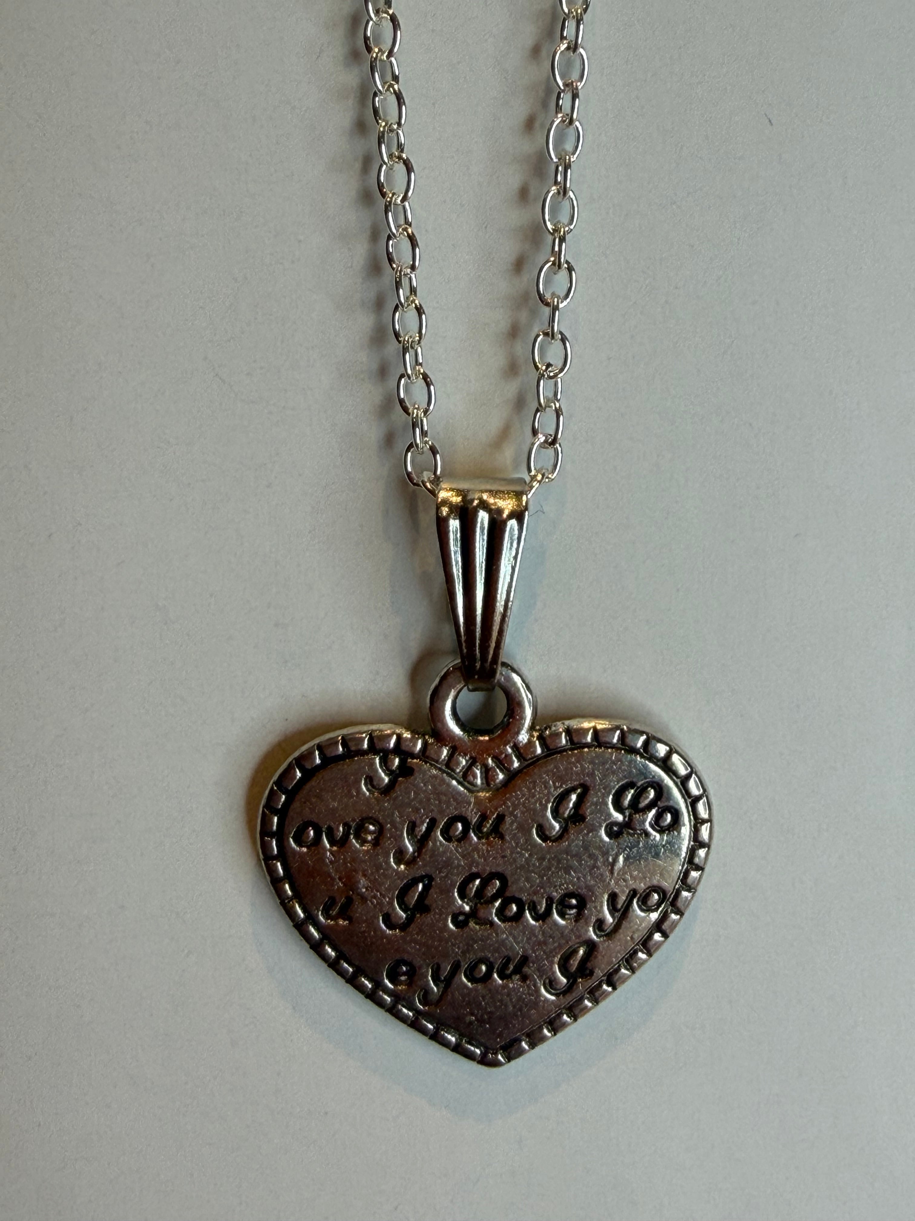 Love you necklace