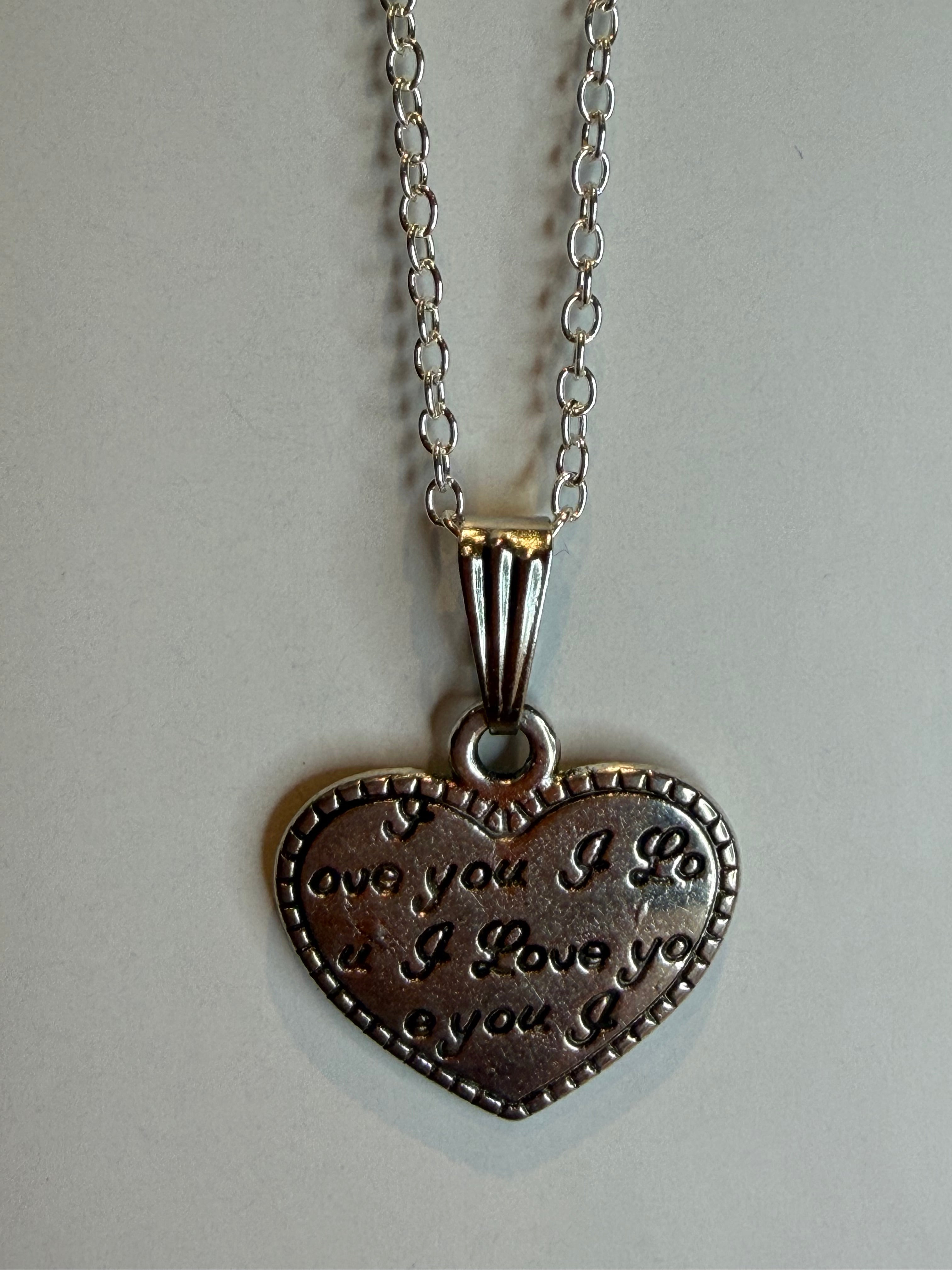 Love you necklace