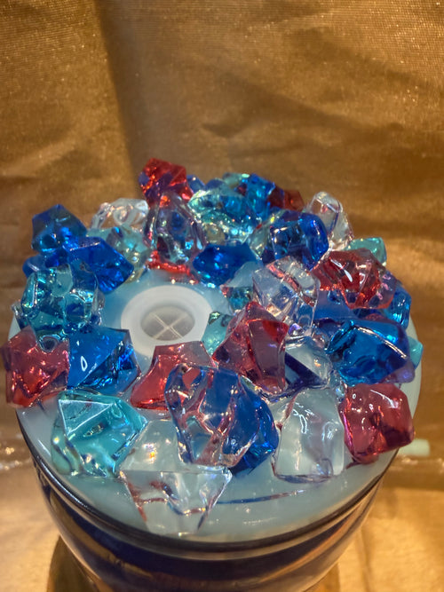 16 oz acrylic tumbler football