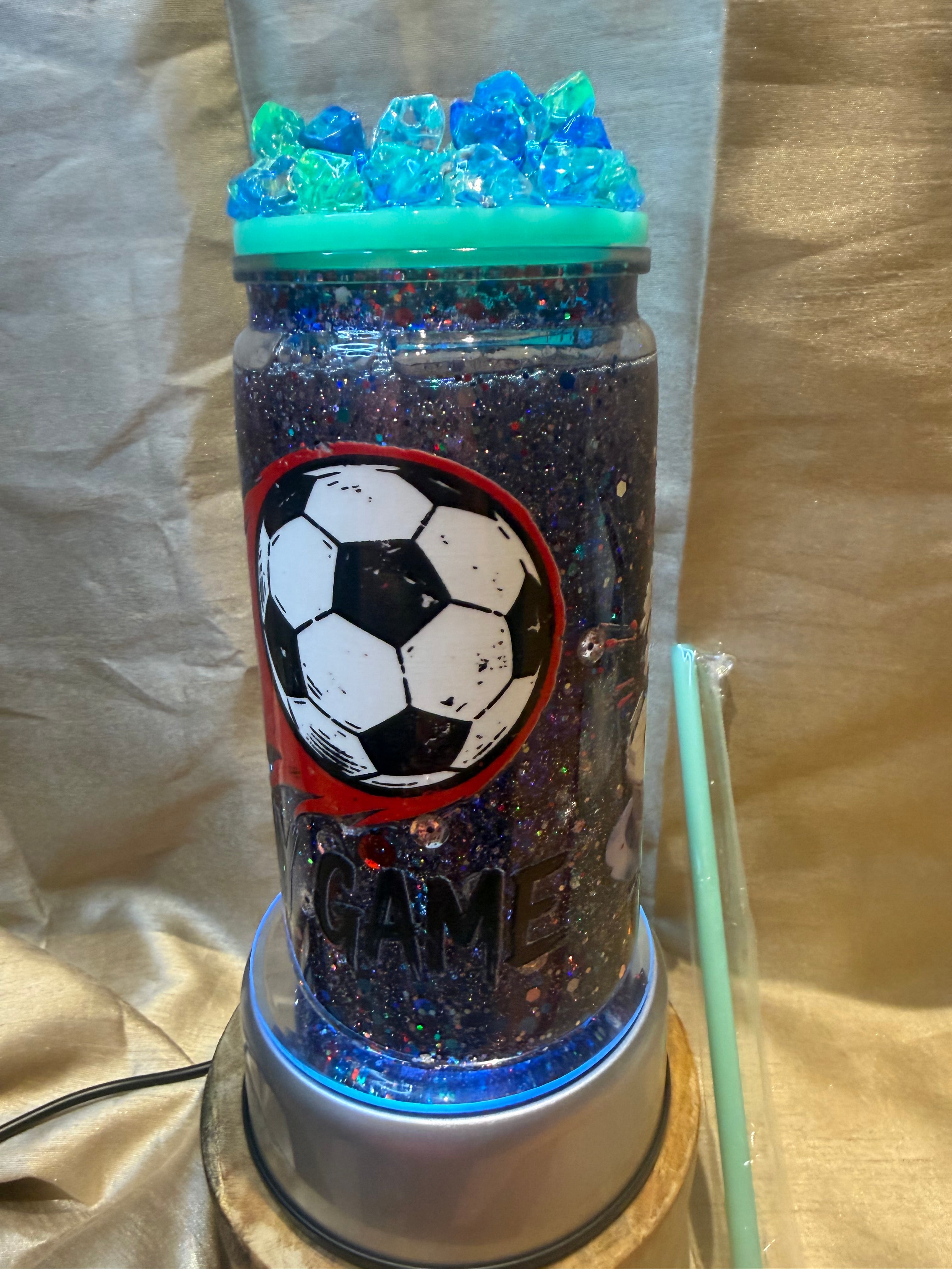 Football 16 oz tumbler