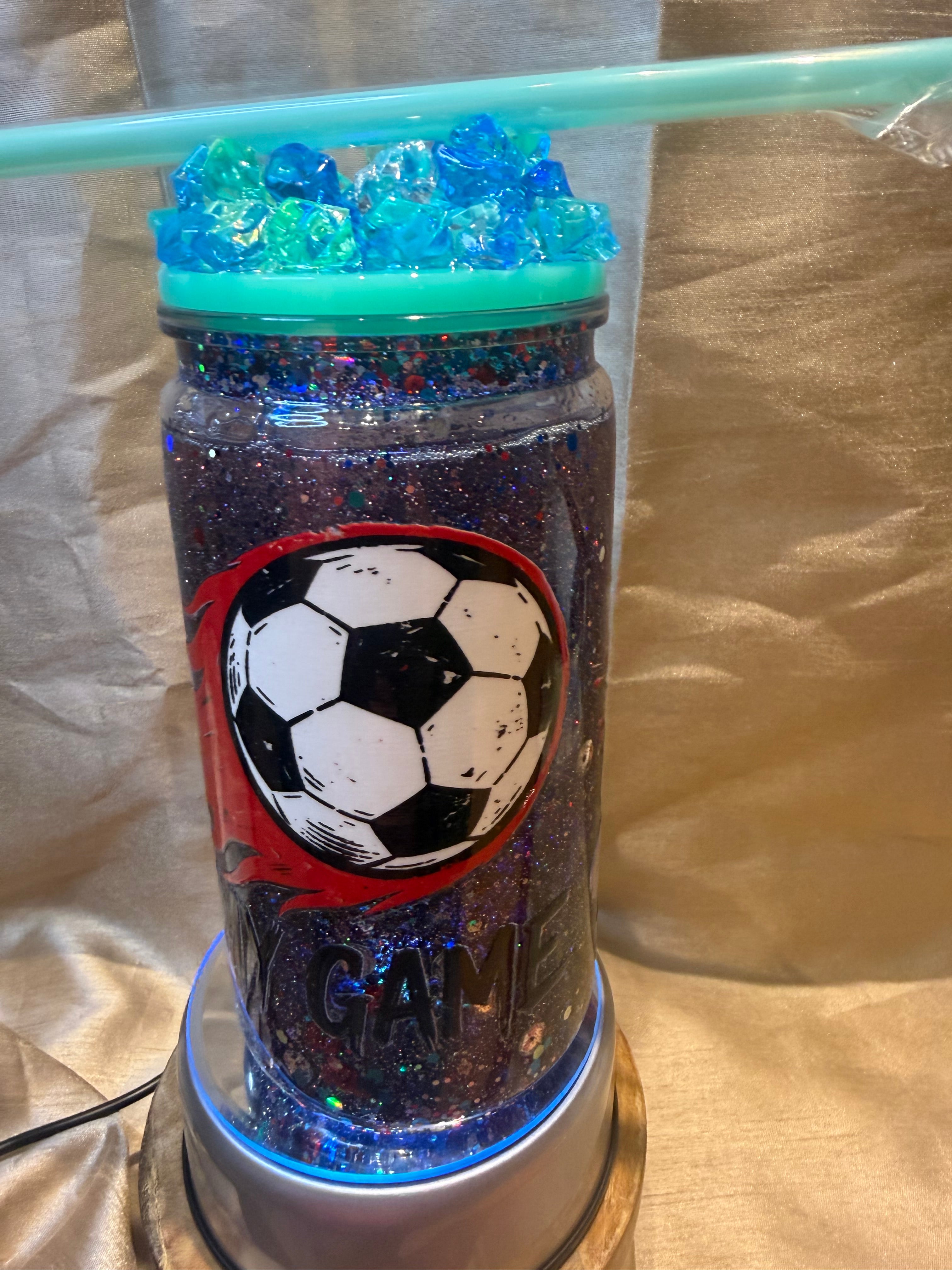 Football 16 oz tumbler