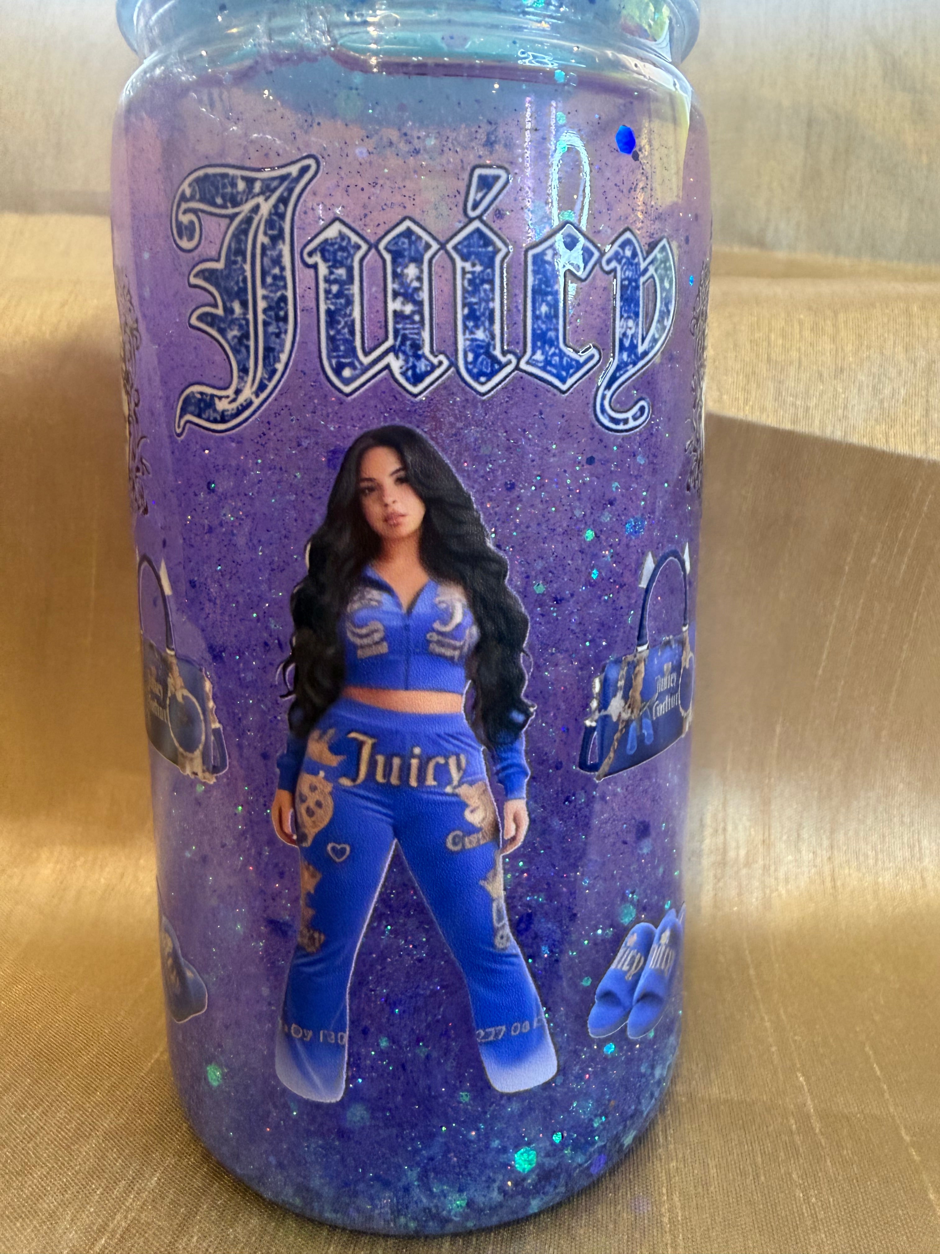 16oz juicy snow globe tumbler