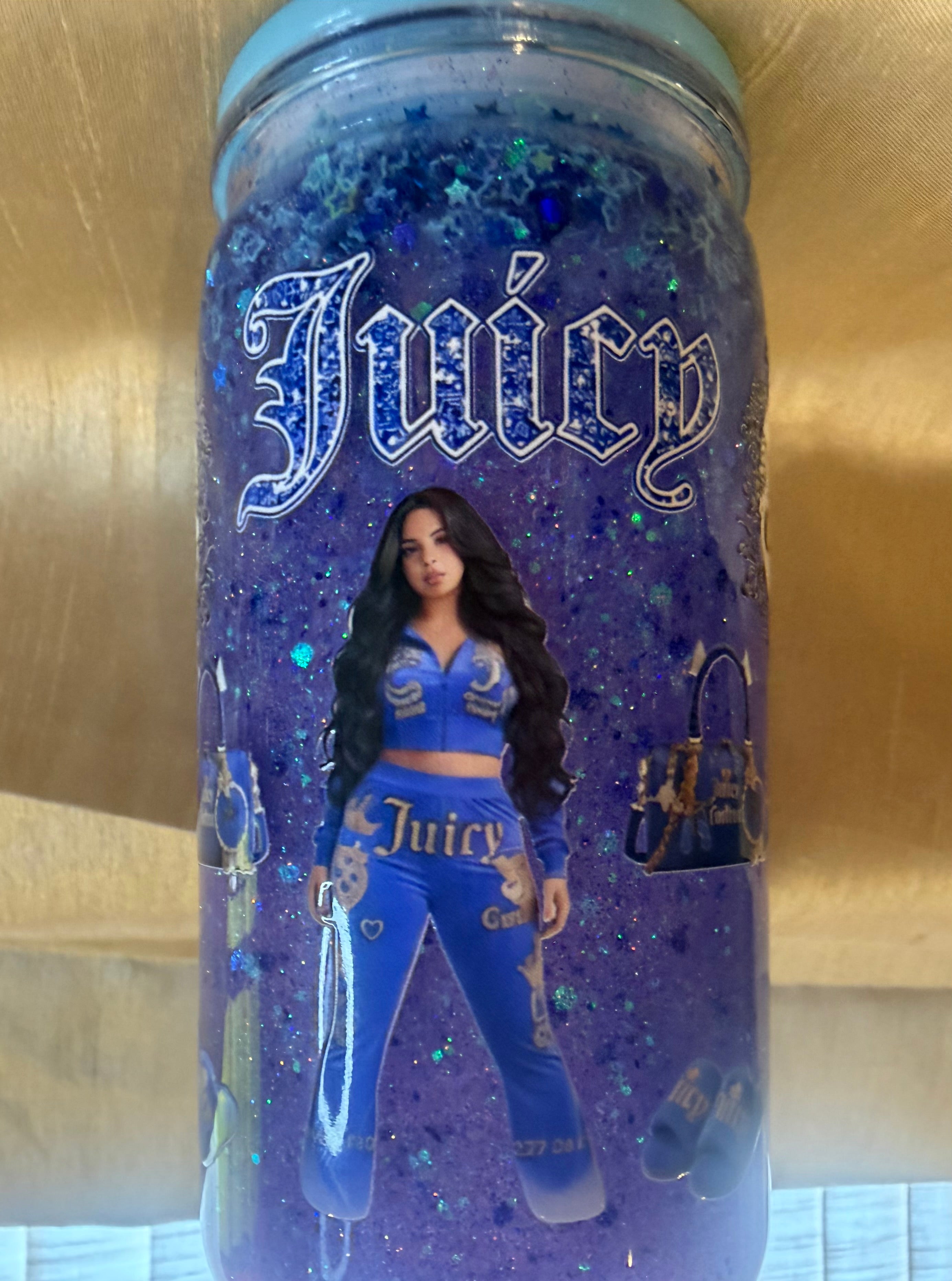 16oz juicy snow globe tumbler