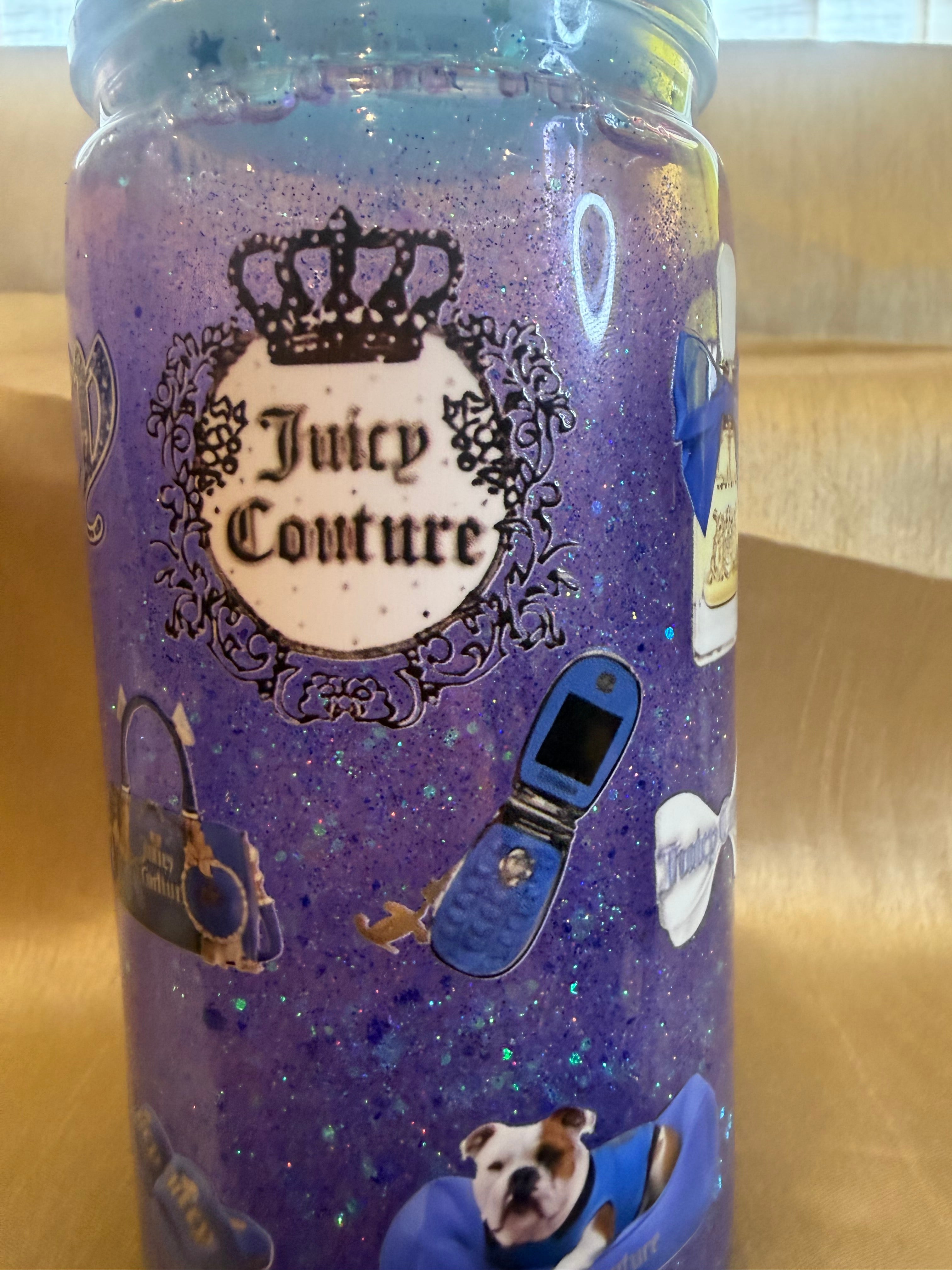 16oz juicy snow globe tumbler