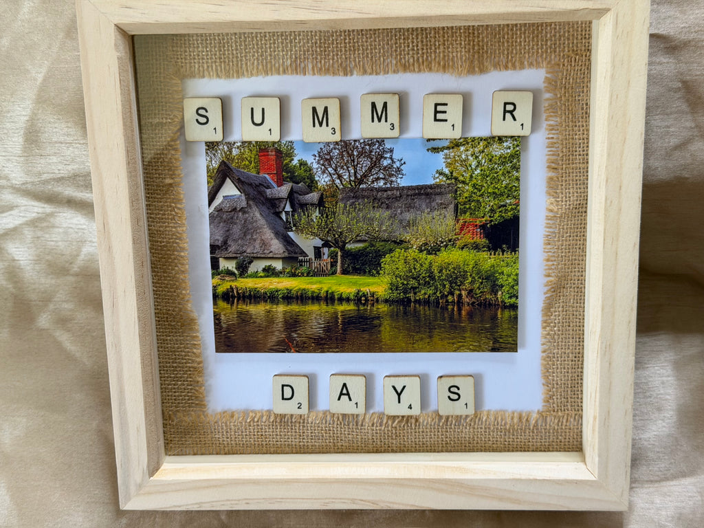 3d photo box  summer days photo