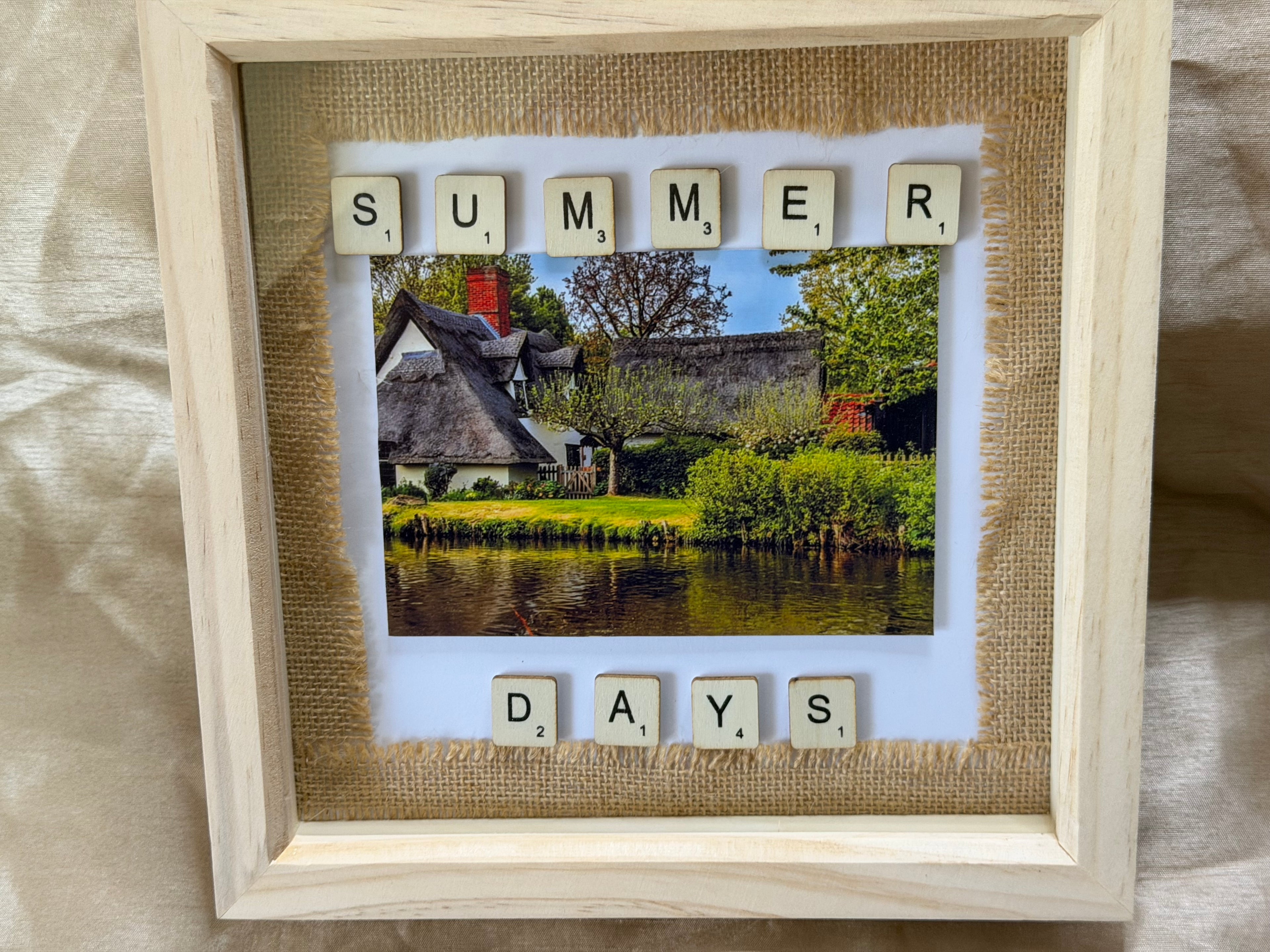 3d photo box  summer days photo