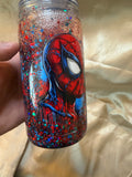 Spider-Man snow globe tumbler 16 oz